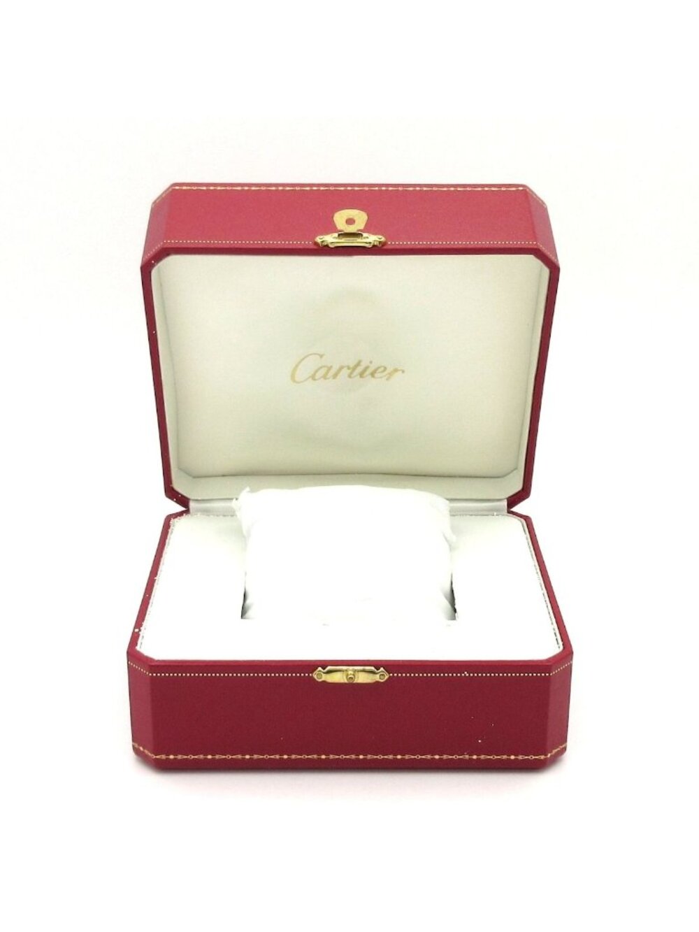 Cartier Watch Pasha C Small Date Boy's SS Tapestry Dial Croco Ivory - Picture 12 of 12